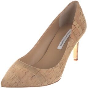Diane Von Furstenberg Tan Heels